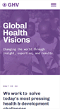 Mobile Screenshot of globalhealthvisions.com